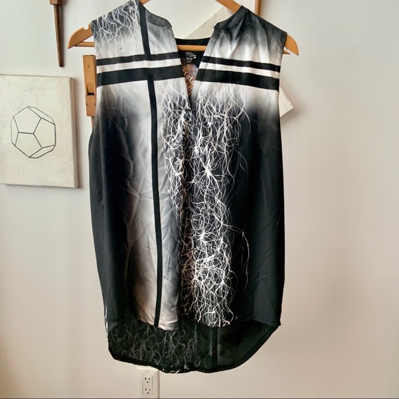 Original Art Up-cycle Tunic size M, Mossimo $15 - Picture 1 of 10